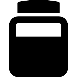 Bottle of chemical elements icon
