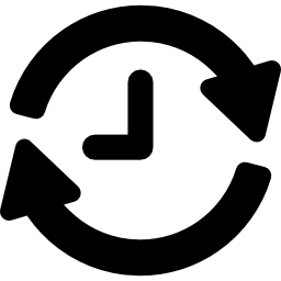 Clockwise spinning arrows icon