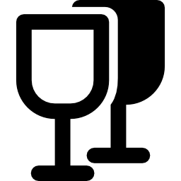 kieliszki do wina ikona