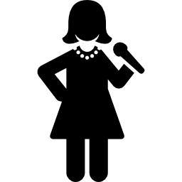 Female singer icon