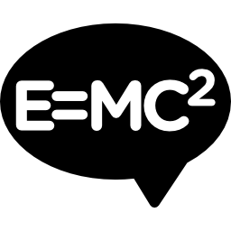 Équation d'einstein Icône