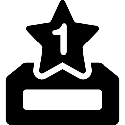 Winner trophy icon