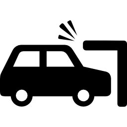 Parking crash icon