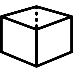 蓋のない段ボール箱 icon