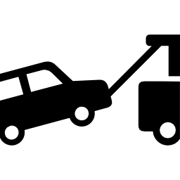 Towed car icon