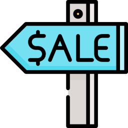 Sale sign icon