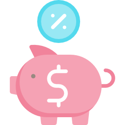 Piggy bank icon