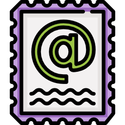 pieczęć pocztowa ikona