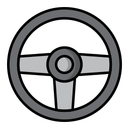 Steering wheel icon