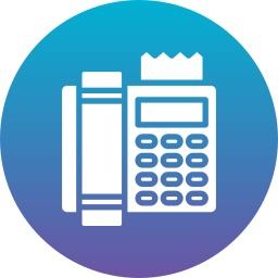 máquina de fax icono