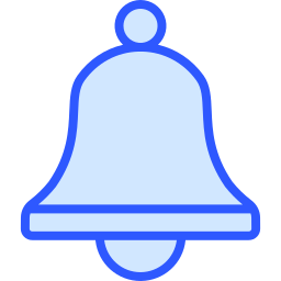 campana de notificación icono