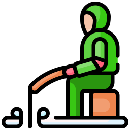 pesca en hielo icono