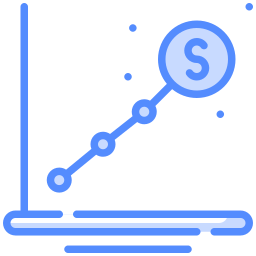 crecimiento del dinero icono