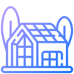 Eco house icon