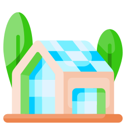 Eco house icon