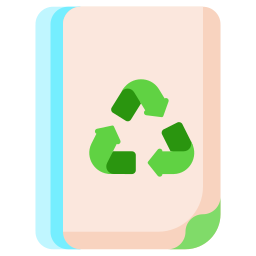 papier z recyklingu ikona