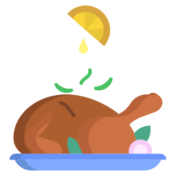 Turkey leg icon