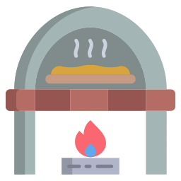 horno de leña icono