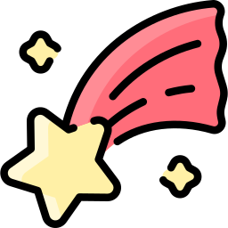 Shooting star icon