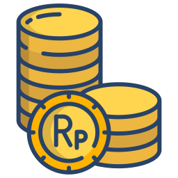 Indonesian rupiah icon