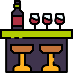 wine bar icona