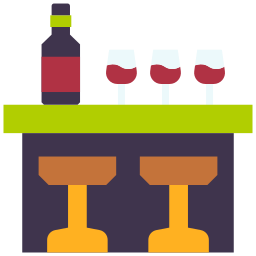 Wine bar icon