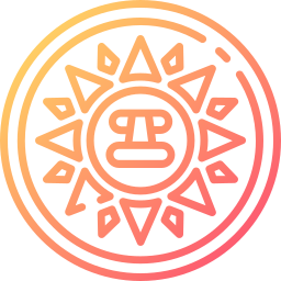calendrier aztèque Icône