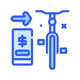 Bike rental icon