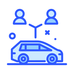 Car sharing icon