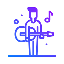 chitarra acustica icona