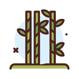 bambú icono