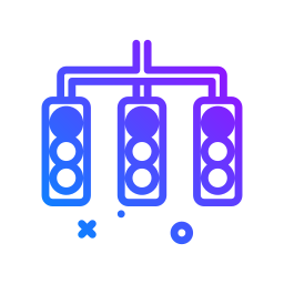 Traffic lights icon