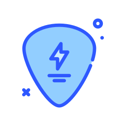 Guitar pick icon