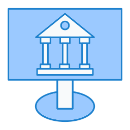 services bancaires sur internet Icône