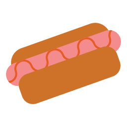 hot dog icona