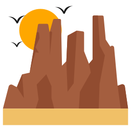 deserto Ícone