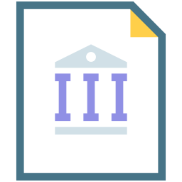 Financial database icon