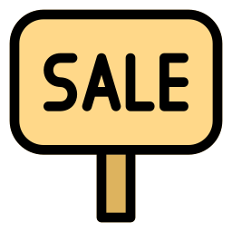 Sale sign icon