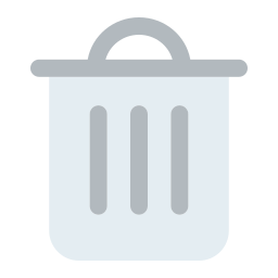 Trash can icon