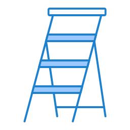 Step ladder icon