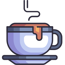 Hot coffee icon