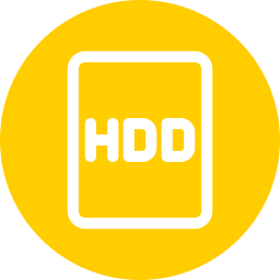 disco duro externo icono