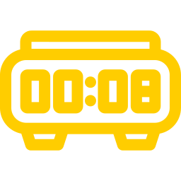 Digital clock icon