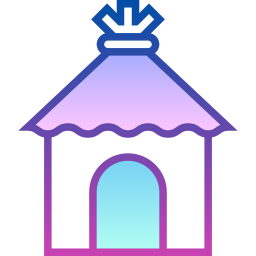 cabaña icono