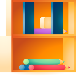 Pencil case icon