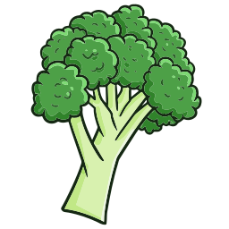 Broccoli sticker