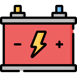 Car battery icon