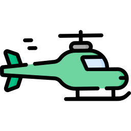 helicóptero icono