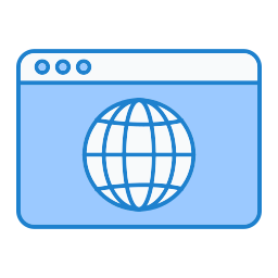 programma di navigazione in rete icona