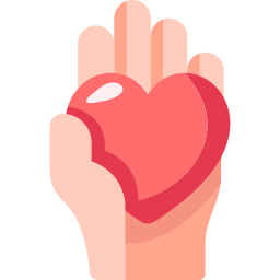 hand hart icoon